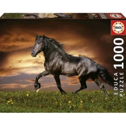 Educa musta Hevonen palapeli, 1000 palaa