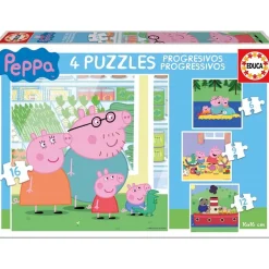 Educa Pipsa possu palapeli 4 in 1, 6-16 palaa