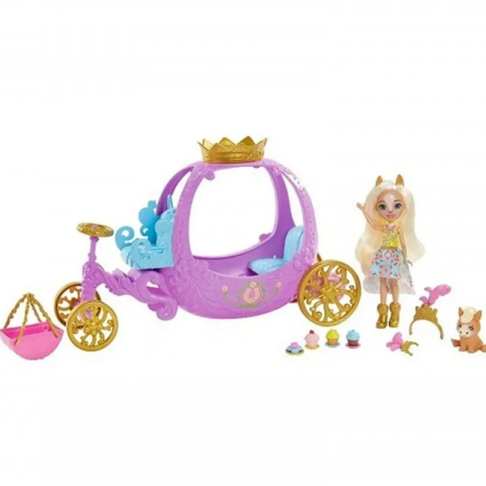 Enchantimals Royal Prinsessa vaunut ja poni -leikkisetti
