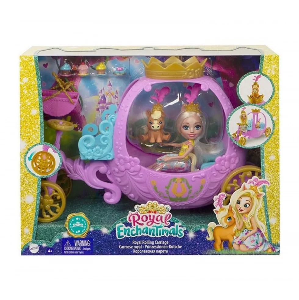 Enchantimals Royal Prinsessa vaunut ja poni -leikkisetti