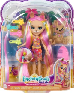 Enchantimals Sunshine Beach Kenguru nukke