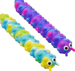 Fidget Pop-it lelu toukka imukupeilla 1kpl