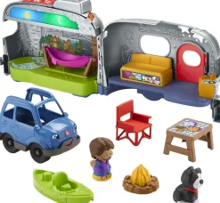 Fisher Price Little People Auto ja matkailuvaunu -leikkisetti