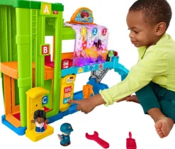 Fisher Price Little People Huolto-asema -autoleikki