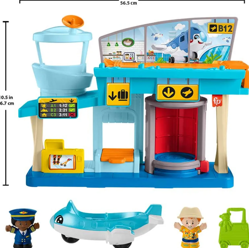Fisher Price Little People Lentokenttä -leikkisetti