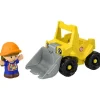 Fisher Price Little People puskutraktori ja hahmo