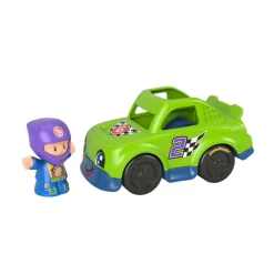 Fisher Price Little People ralliauto ja hahmo