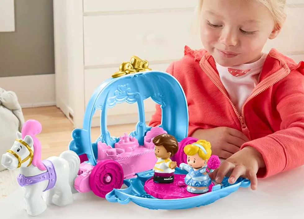 Fisher Price Little People Tuhkimon vaunut