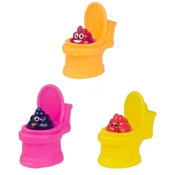Funny Boo kimalle kakka puristeltava fidget lelu 3kpl - Lajitelma