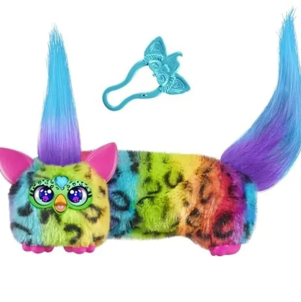 Furby Dj Furblet Rain-Bow-Kat Interaktiivinen pehmolelu