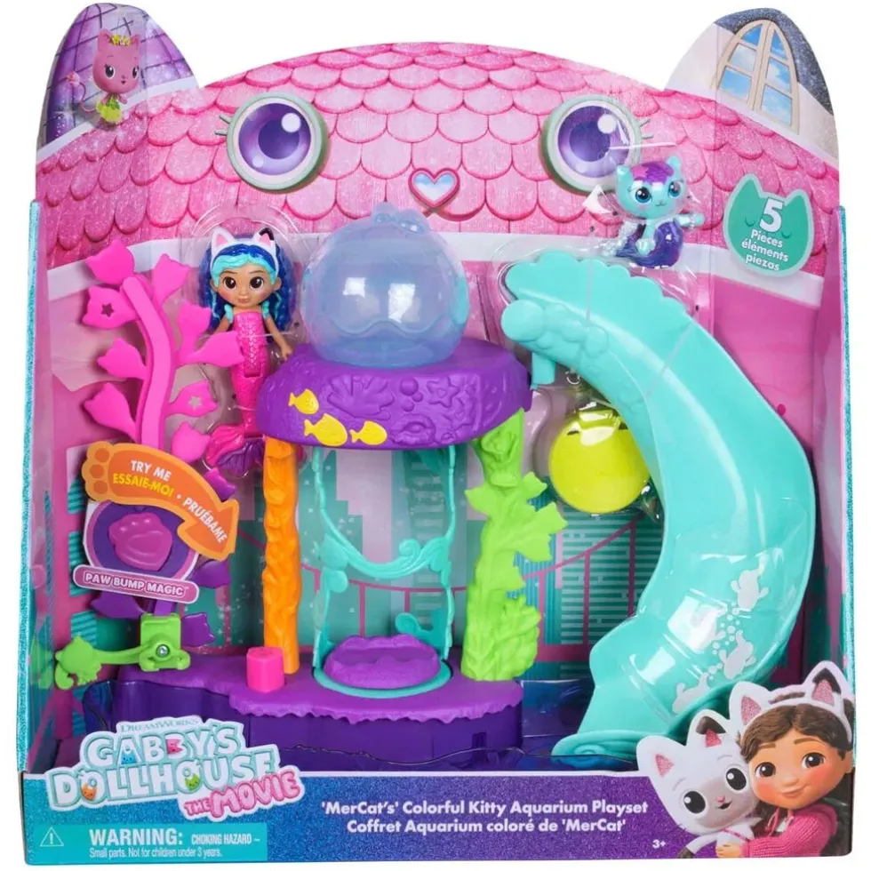Gabby's Dollhouse Mercats Kitty Aquarium leikkisetti