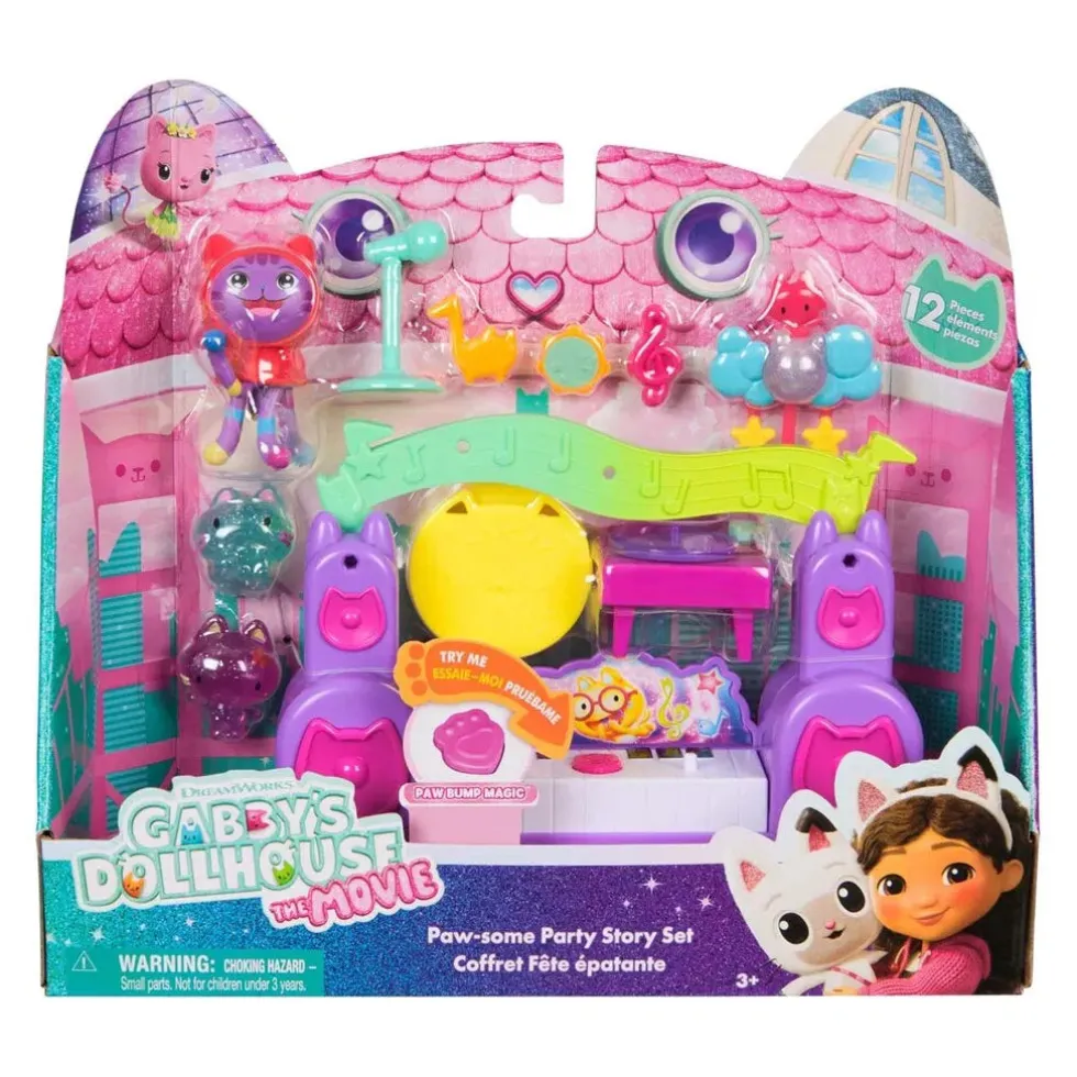 Gabbys Dollhouse Pawsome Party Room -leikkisetti