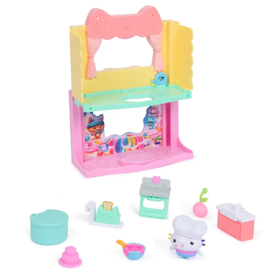 Gabbys Dollhouse Pikku Pandin Keittiö -leikkisetti