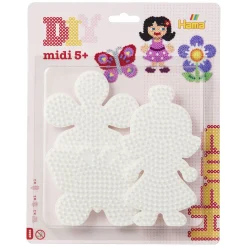 Hama helmi Midi alusta 3kpl - kukka, perhonen, tyttö