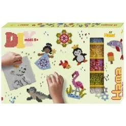 Hama helmi Midi Jätti 6000 kpl helmi askartelu pakkaus