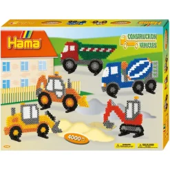 Hama Työkoneet askartelu + Midi-helmet 4000 kpl