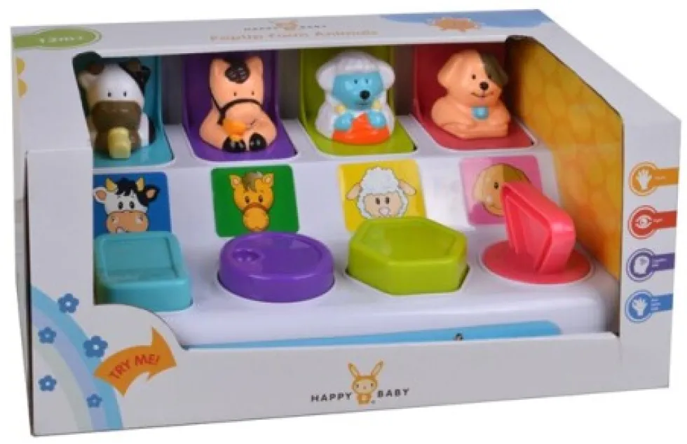 Happy Baby Pop Up lelu - Elänkaverukset