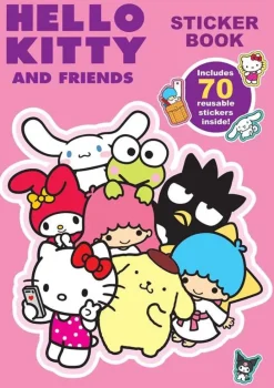 Hello Kitty & Friends väritys- ja tarrakirja