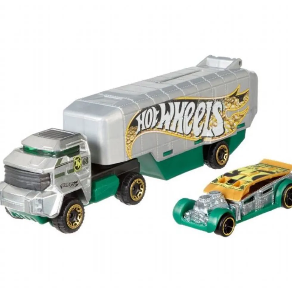 Hot Wheels Bank Roller kuorma-auto ja kilpa-auto