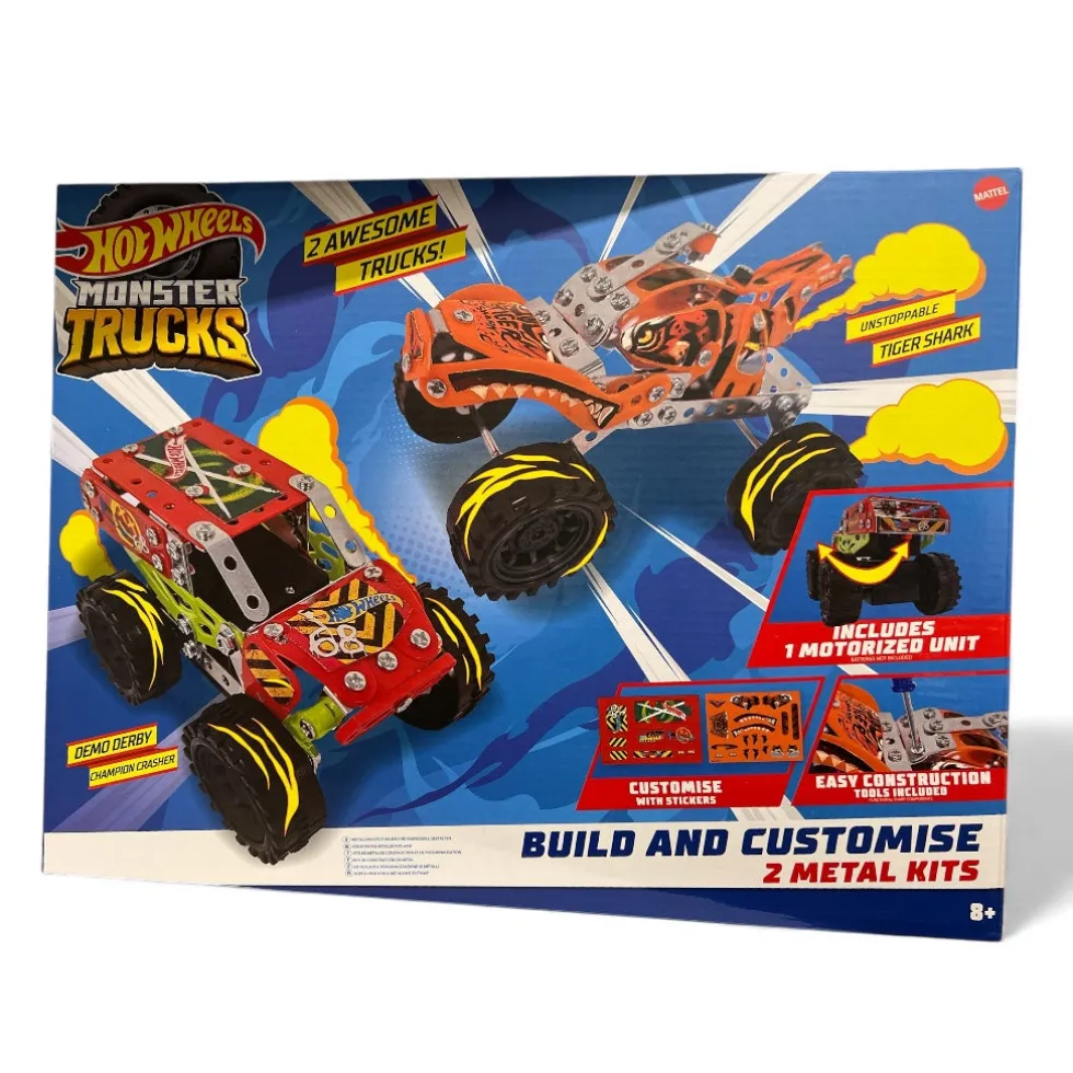 Hot Wheels Metal Tech auto rakennussarja