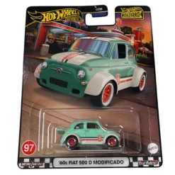 Hot Wheels Premium Boulevard #97 60s Fiat 500 D Modificado