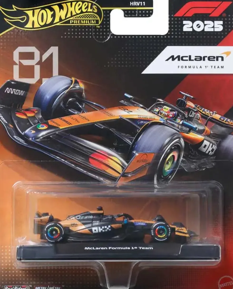 Hot Wheels Premium F1 McLaren team Oscar Piastri #81