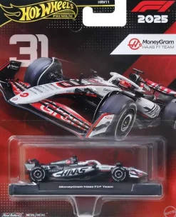Hot Wheels Premium F1 Moneygram Haas team #31