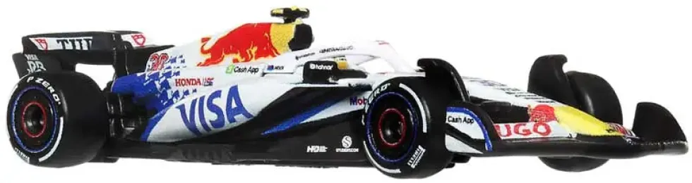 Hot Wheels Premium F1 Visa Cash App Racing Bulls team #30