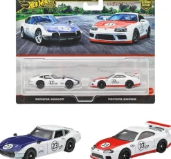 Hot Wheels Premium 2-pack - Toyota 2000 GT & Toyota Supra