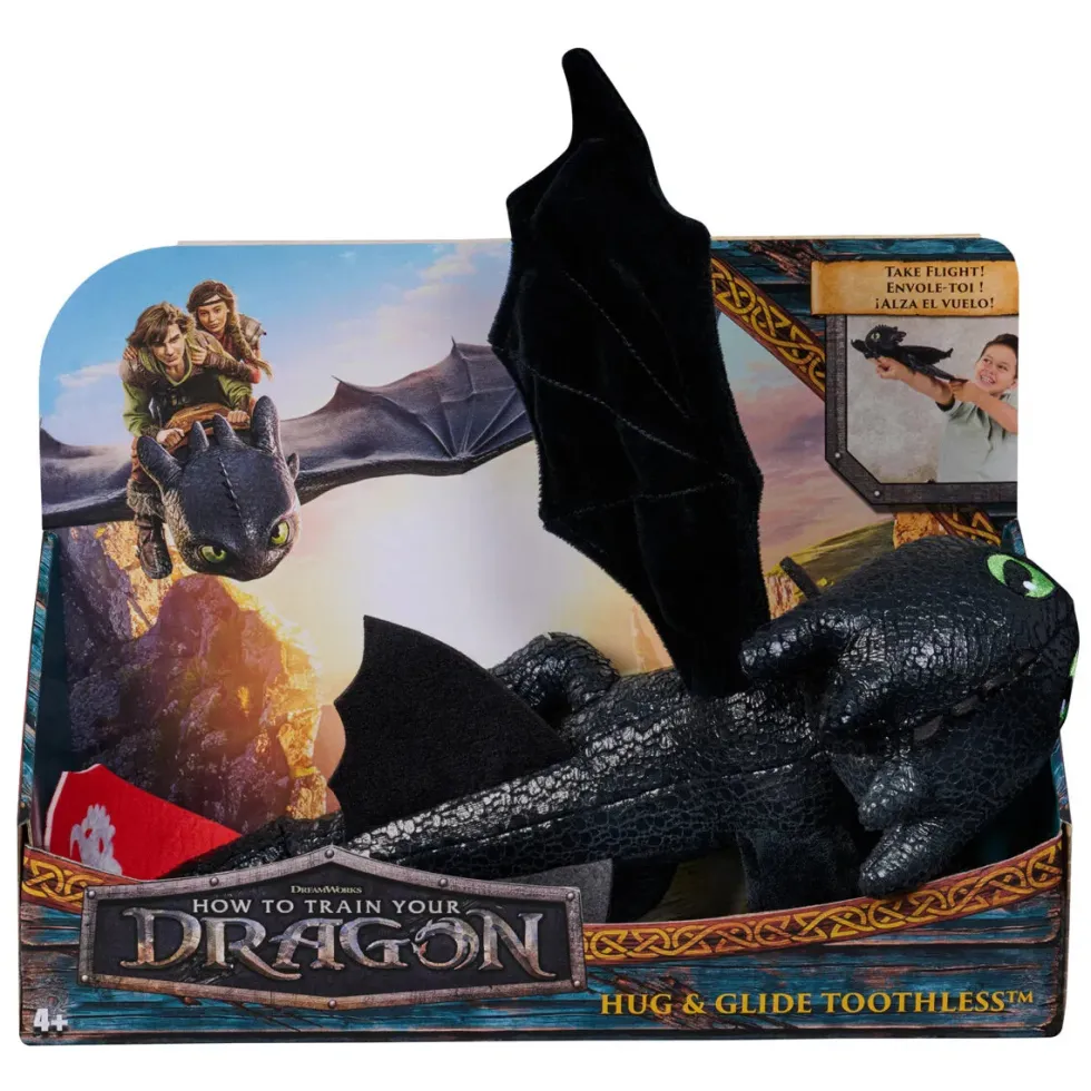 How To Train Your Dragon lennätettävä Hampaaton pehmolelu 30cm