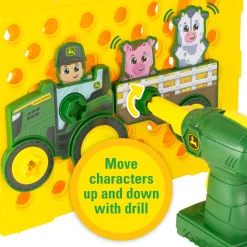 John Deere Build-A-Buddy aktiviteettilauta ja pora 18kk+