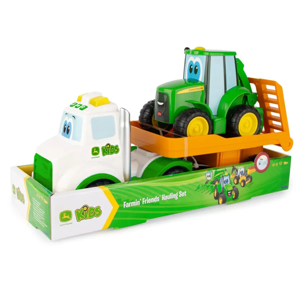 John Deere Traktori ja Kuljetusrekka äänillä ja valoilla 18kk+