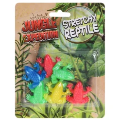 Jungle Expedition super joustavat mini sammakot 6kpl