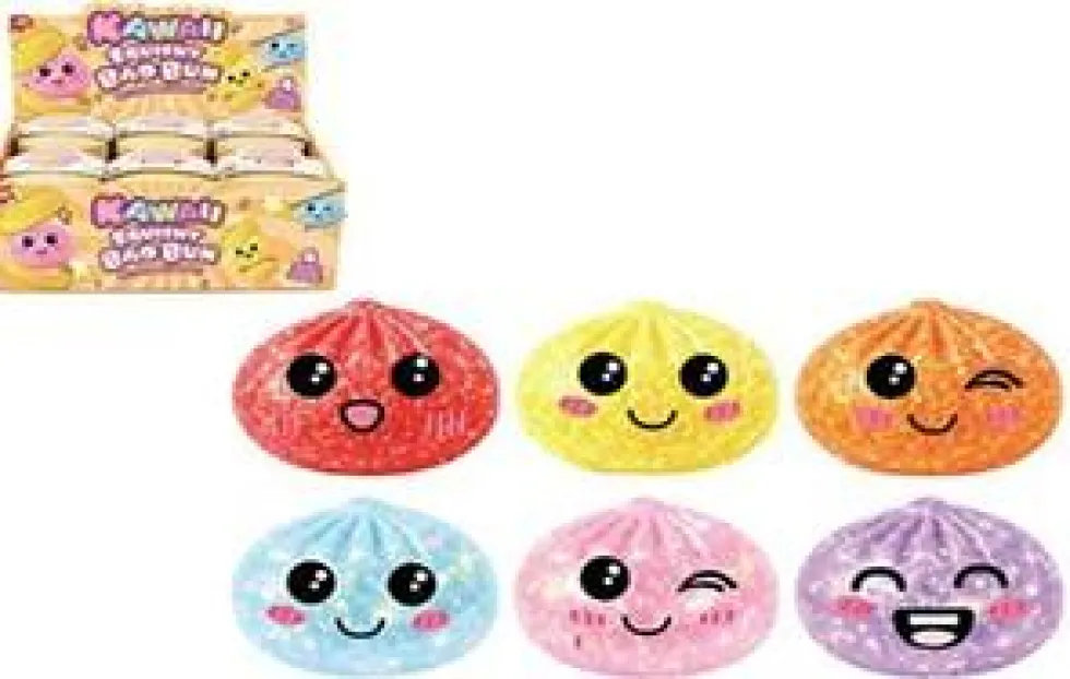 Kawaii Squishy Glitter Sugar Dumpling 5,5cm yllätys fidget