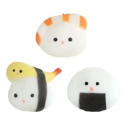 Kawaii Squishy Sushi 5cm puristelu fidget lelu - Lajitelma