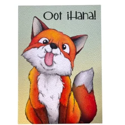 Kenkämaakari Kettu "Oot niin ihana" kortti