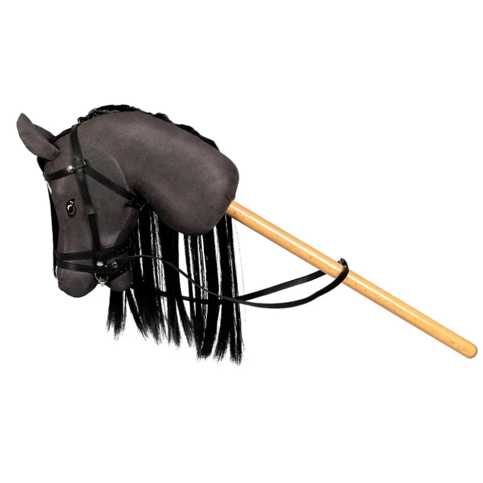 Keppihevonen musta Thor + suitset