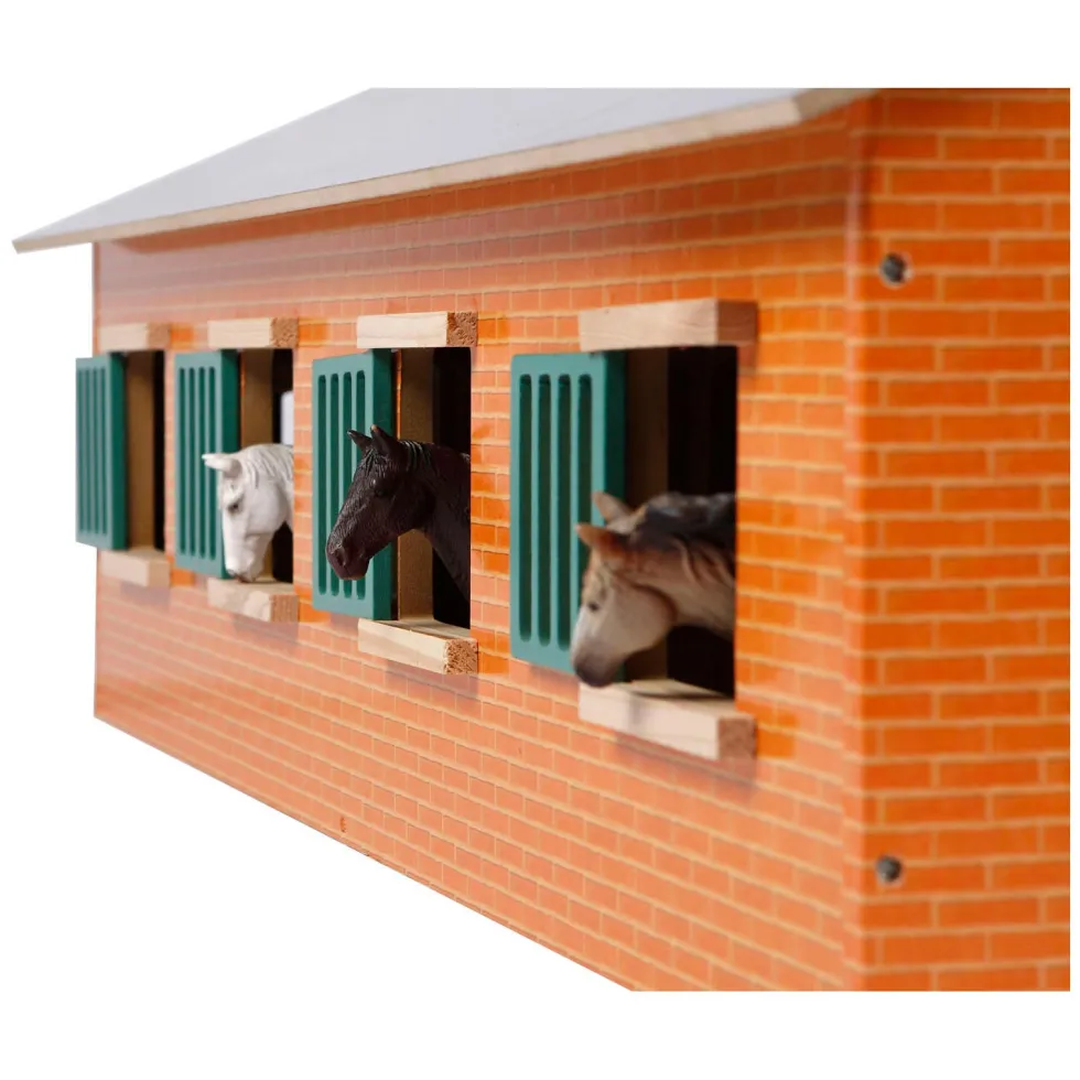 Kids Globe Hevostalli 1:24 (sopii Schleich hevosille)