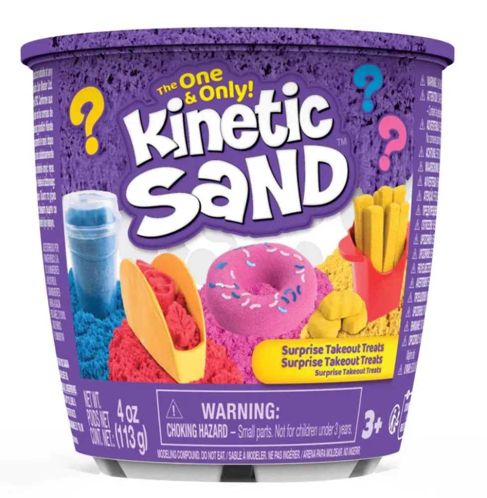 Kinetic Sand Tasty Treats taikahiekka yllätys pakkaus
