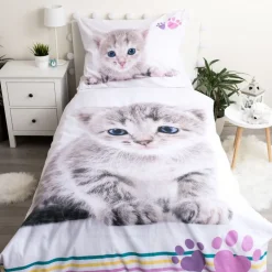 Kissa pentu Pussilakanasetti 140x200