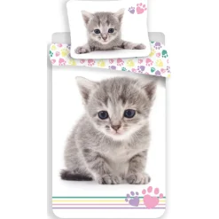 Kissa pentu Pussilakanasetti 140x200