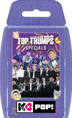 K-Pop Top Trumps Specials pelikortit