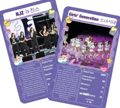K-Pop Top Trumps Specials pelikortit