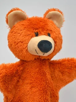 Käsinukke pörröinen Nalle 28cm