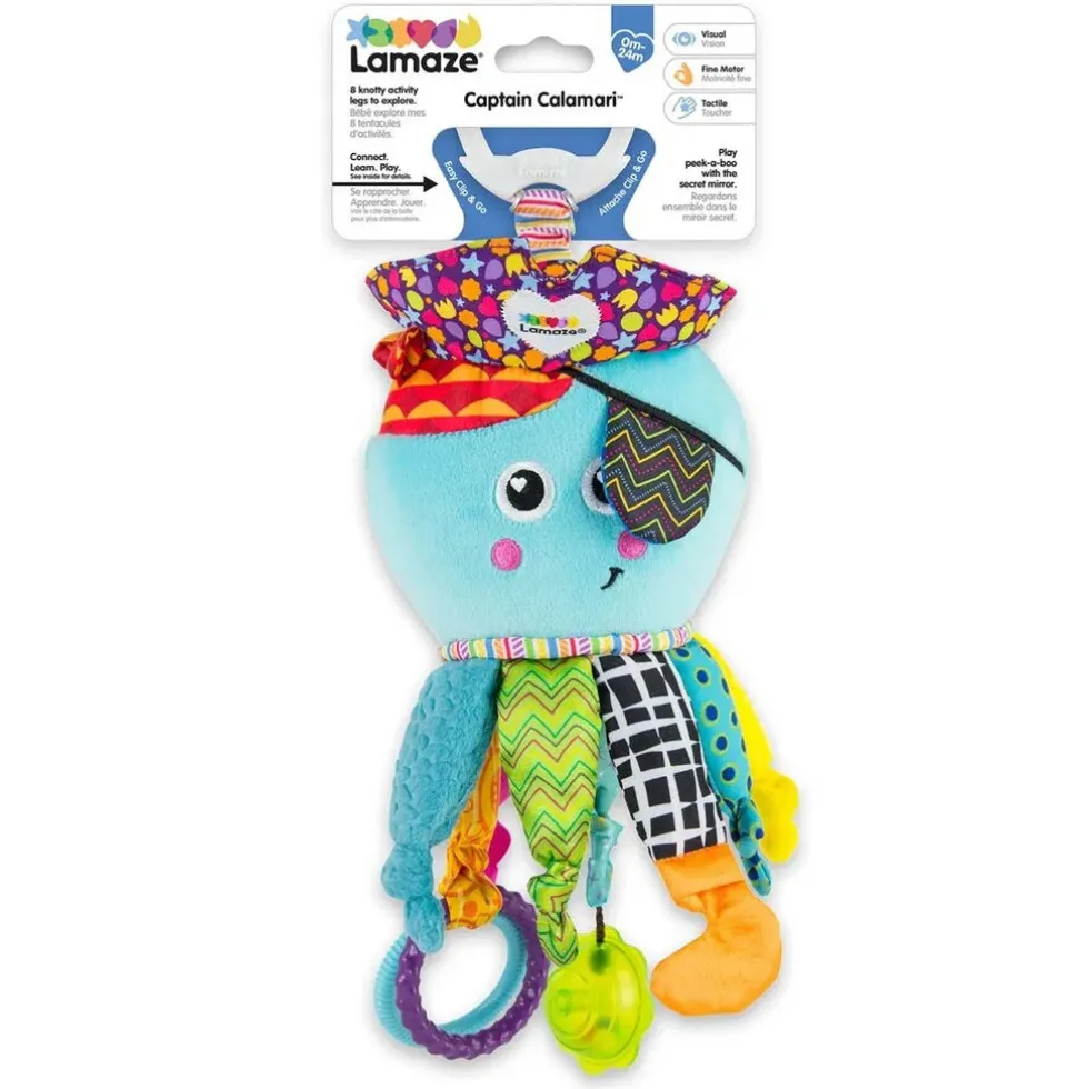 Lamaze Kapteeni Mustekala värikäs vauvan lelu