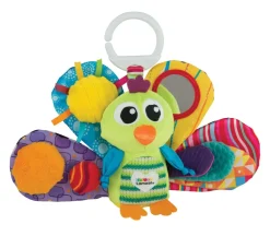 Lamaze Riikinkukko värikäs vauvan lelu