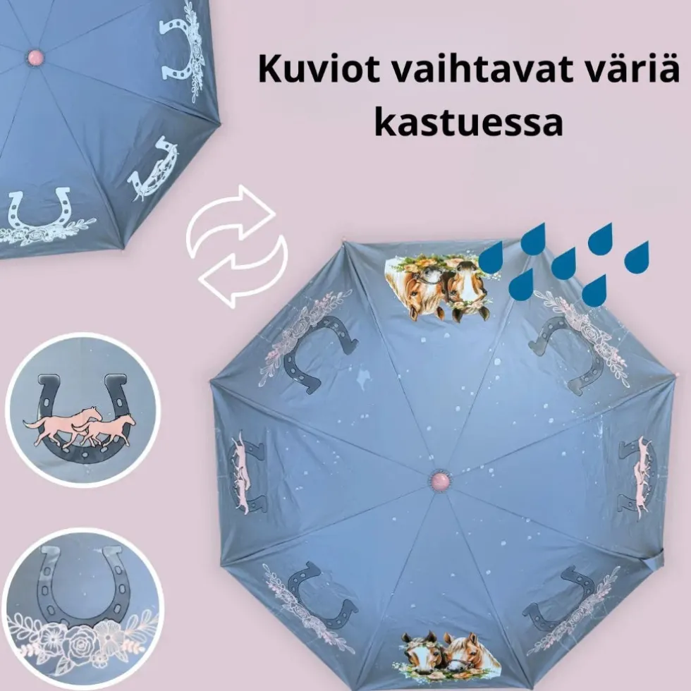 Lasten heijastava Magic Sateenvarjo - Hevoset