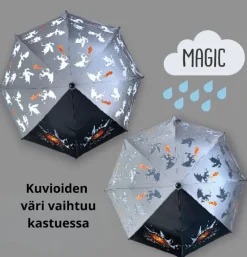 Lasten heijastava Magic Sateenvarjo - Lohikäärme