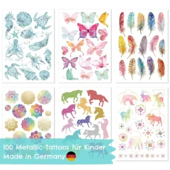 Lasten kimalle tatuointi kuvat 100kpl - Beauty