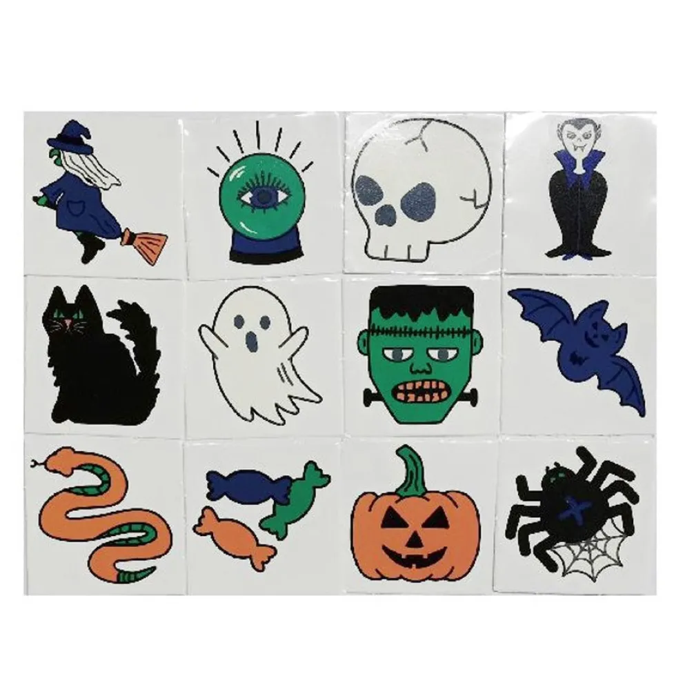 Lasten Tatuointi kuvat - Halloween 12kpl